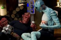 Ron Perlman and Doug Jones in "Hellboy II: The Golden Army."