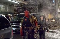 Ron Perlman and Selma Blair in "Hellboy II: The Golden Army."