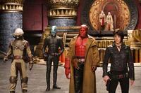 Ron Perlman and Selma Blair in "Hellboy II: The Golden Army."
