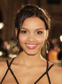 "Cloverfield"'s Jessica Lucas at the Los Angeles premiere.