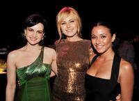 Carla Gugino, Malin Akerman and Emmanuelle Chriqui at the after party of the California premiere of "Watchmen."
