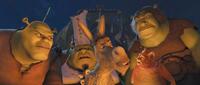 Jon Hamm voices Brogan, Craig Robinson voices Cookie, Eddie Murphy voices Donkey, Antonio Banderas voices Puss in Boots and Jane Lynch voices Gretched in "Shrek Forever After."