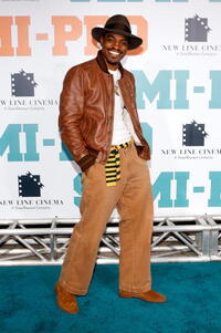 Actor Andre Benjamin at the L.A. premiere of "Semi-Pro." 