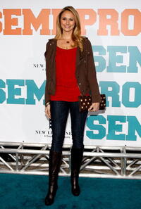 Actress Stacy Keibler at the L.A. premiere of "Semi-Pro." 