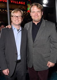 Actors Andrew Daly and Andy Richter at the L.A. premiere of "Semi-Pro." 