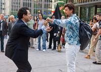 Christopher Innvar and Adam Sandler as Zohan in "You Don't Mess With the Zohan."