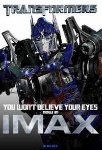 "Transformers: The IMAX Experience" poster art.