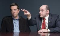 Ed Helms as the Interpreter and Rob Coddry as Ron Fox in "Harold and Kumar Escape from Guantanamo Bay."