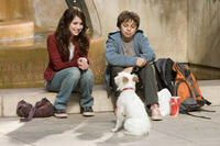 Emma Roberts and Jake T. Austin in "Hotel for Dogs."