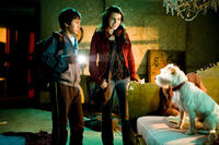 Jake T. Austin and Emma Roberts in "Hotel for Dogs."