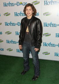 Jake T. Austin at the California premiere of "Hotel for Dogs."