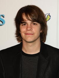 Johnny Simmons at the California premiere of "Hotel for Dogs."