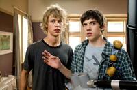 Austin Butler as Jake Pearson and Carter Jenkins as Tom Pearson in "Aliens in the Attic."