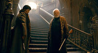 Benicio Del Toro and Anthony Hopkins in "The Wolfman."
