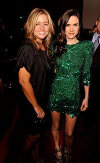 Nancy Juvonen and Jennifer Connelly at the California premiere of "He's Just Not That Into You."