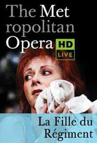 The Metropolitan Opera: La Fille du Régiment poster art.