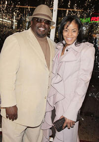Actor Cedric the Entertainer and Lorna Wells at the Hollywood premiere of "Welcome Home Roscoe Jenkins."