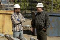 Seann William Scott and Jeff Garlin in "Trainwreck: My Life as an Idiot."