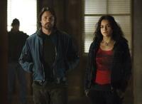 Martin Henderson and Michelle Rodriguez in "Battle in Seattle."