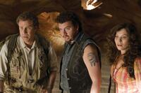 Will Ferrell as Dr. Rick Marshall, Anna Friel as Holly and Danny Mcbride as Will in "Land of the Lost."