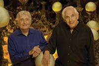 Producers Marty Krofft and Sid Krofft on the set of "Land of the Lost."