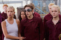 Emma Frost (Tahyna Tozzi) and Cyclops (Tim Pocock) in "X-Men Origins: Wolverine."