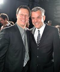 Director Gavin Hood and Danny Huston at the California premiere of "X-Men Origins: Wolverine."