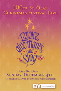 Poster art for "St. Olaf Christmas Festival LIVE."