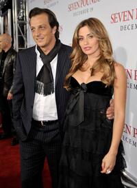 Director Gabriele Muccino and Guest at the California premiere of "Seven Pounds."