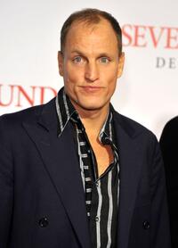 Woody Harrelson at the California premiere of "Seven Pounds."