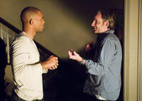 Will Smith and director Francis Lawrence on the set of "I Am Legend."