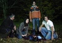 Scott Wentworth, Michelle Morgan, Joe Dinicol, Chris Violette and Shawn Roberts in George A. Romero's "Diary of the Dead."