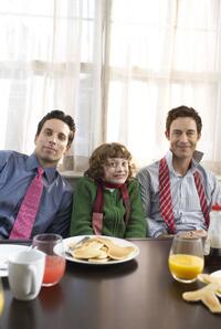 Ben Shenkman as Sam, Noah Bernett as Scot and Tom Cavanagh as Eric in "Breakfast With Scot."