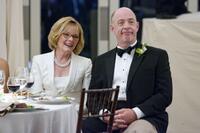 Jane Curtin as Joyce and J.K. Simmons as Oswald Klaven in "I Love You, Man."