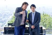 Jason Segel as Sydney Fife and Paul Rudd as Peter Klaven in "I Love You, Man."