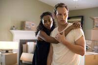 Kerry Washington as Lisa Mattson and Patrick Wilson as Chris Mattson in "Lakeview Terrace."