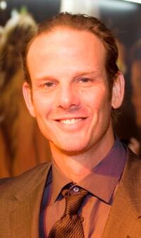 Director Peter Berg at the Paris premiere of "Hancock."