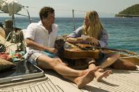 Colin Firth as Harry Bright and Amanda Seyfried as Sophie in "Mamma Mia!"