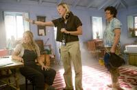 Meryl Streep, Director Phyllida Lloyd and Julie Walters in "Mamma Mia!"