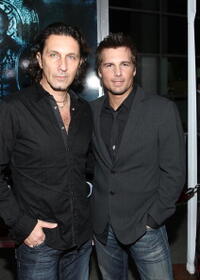 Patrick Tatopoulos and Len Wiseman at the California premiere of "Underworld: Rise Of The Lycans."
