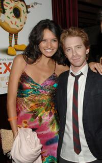 Alice Greczyn and Seth Green at the after party of the California premiere of "Sex Drive."