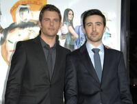 James Marsden and Josh Zuckerman at the red carpet of the California premiere of "Sex Drive."