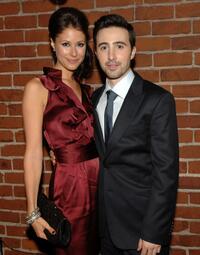 Amanda Crew and Josh Zuckerman at the after party of the California premiere of "Sex Drive."
