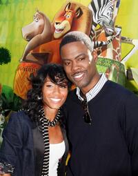 Jada Pinkett Smith and Chris Rock at the California premiere of "Madagascar: Escape 2 Africa."