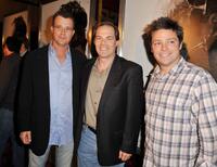 Mark Burg, Tom Ortenberg and Oren Koules at the California premiere of "Saw V."
