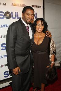 Director Malcolm Lee and Camille Banks-Lee at the New York premiere of "Soul Men."
