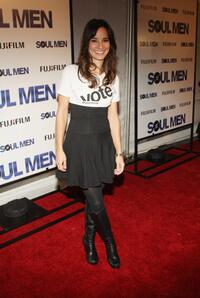 Alison Becker at the New York premiere of "Soul Men."
