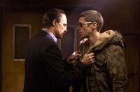 Mark Strong as Archie and Toby Kebbell as Johnny Quid in "RocknRolla."