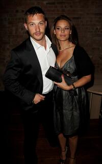 Tom Hardy and Guest at the after party of the UK premiere of "RocknRolla."