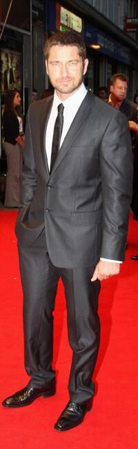 Gerard Butler at the UK premiere of "RocknRolla."